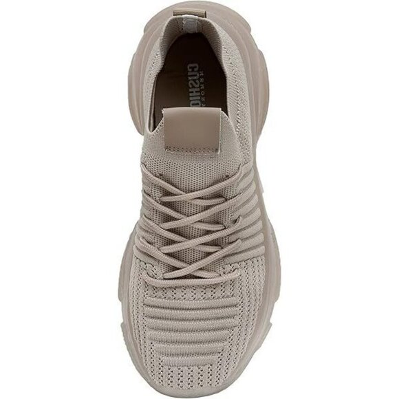 Cushionaire Women's Memory Foam Sneakers in Taupe Apolo-T - Size 9M, New In Box - Picture 4 of 9